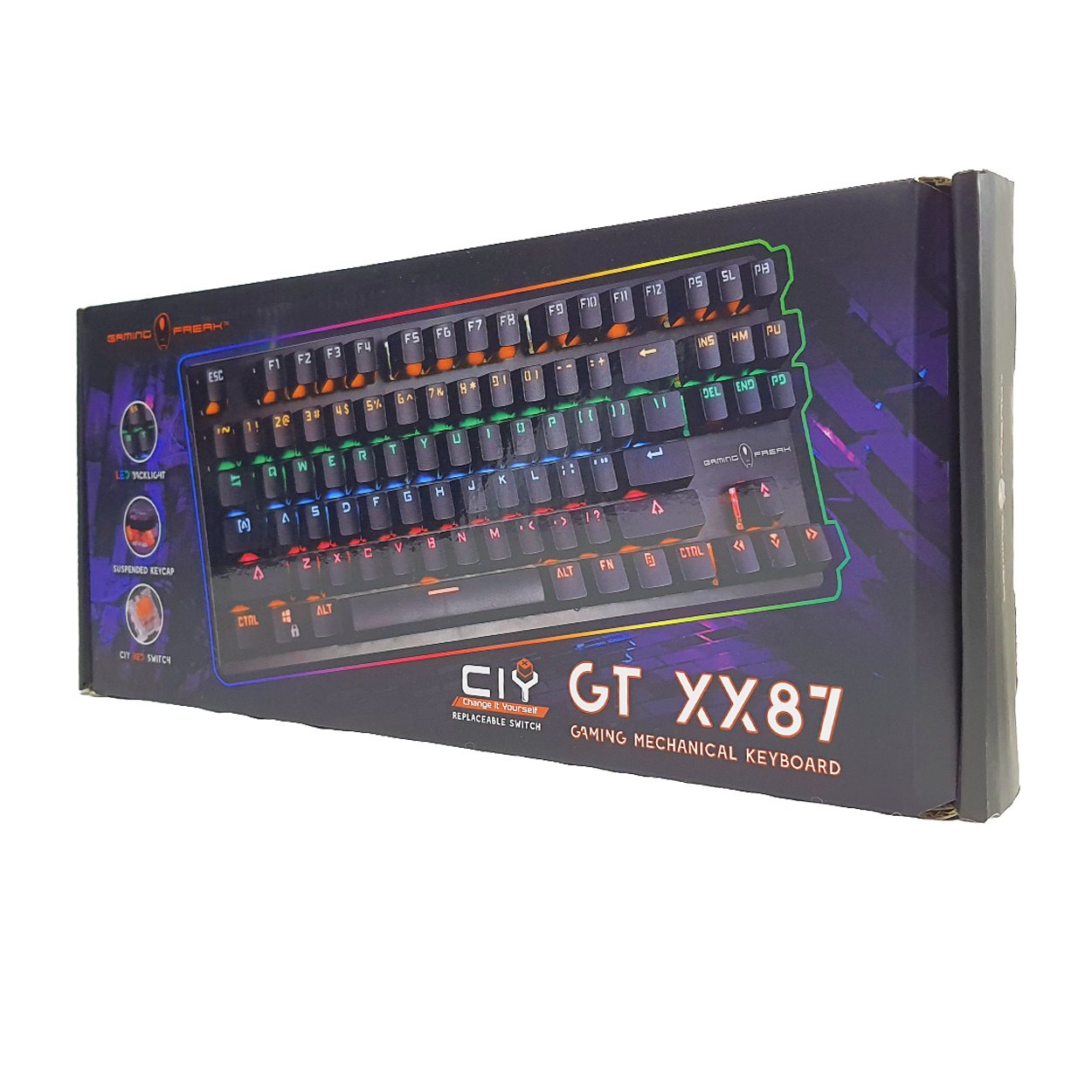 GK-GTXX87-RD Gaming Mechanical Keyboard